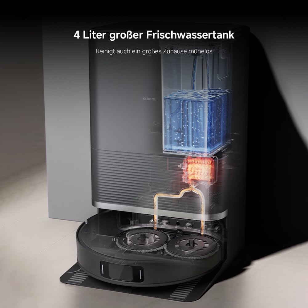 Xiaomi X20 Max, 8,000Pa, Dual Mop, Heißwasser, 75 Tage Staub, 5200mAh