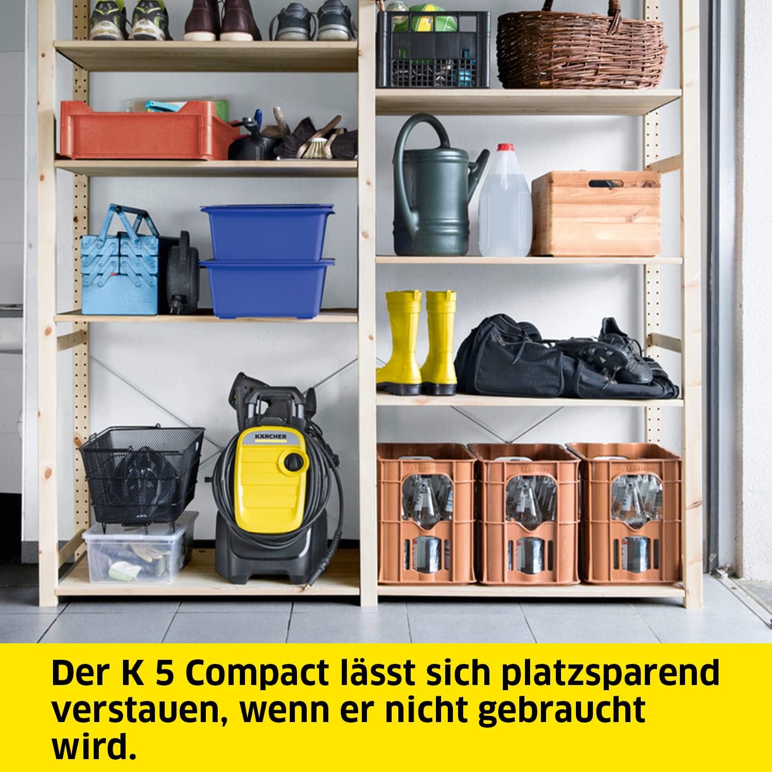 Kärcher K 5 Compact Home Hochdruckreiniger, 145 bar, Flächenreiniger T5