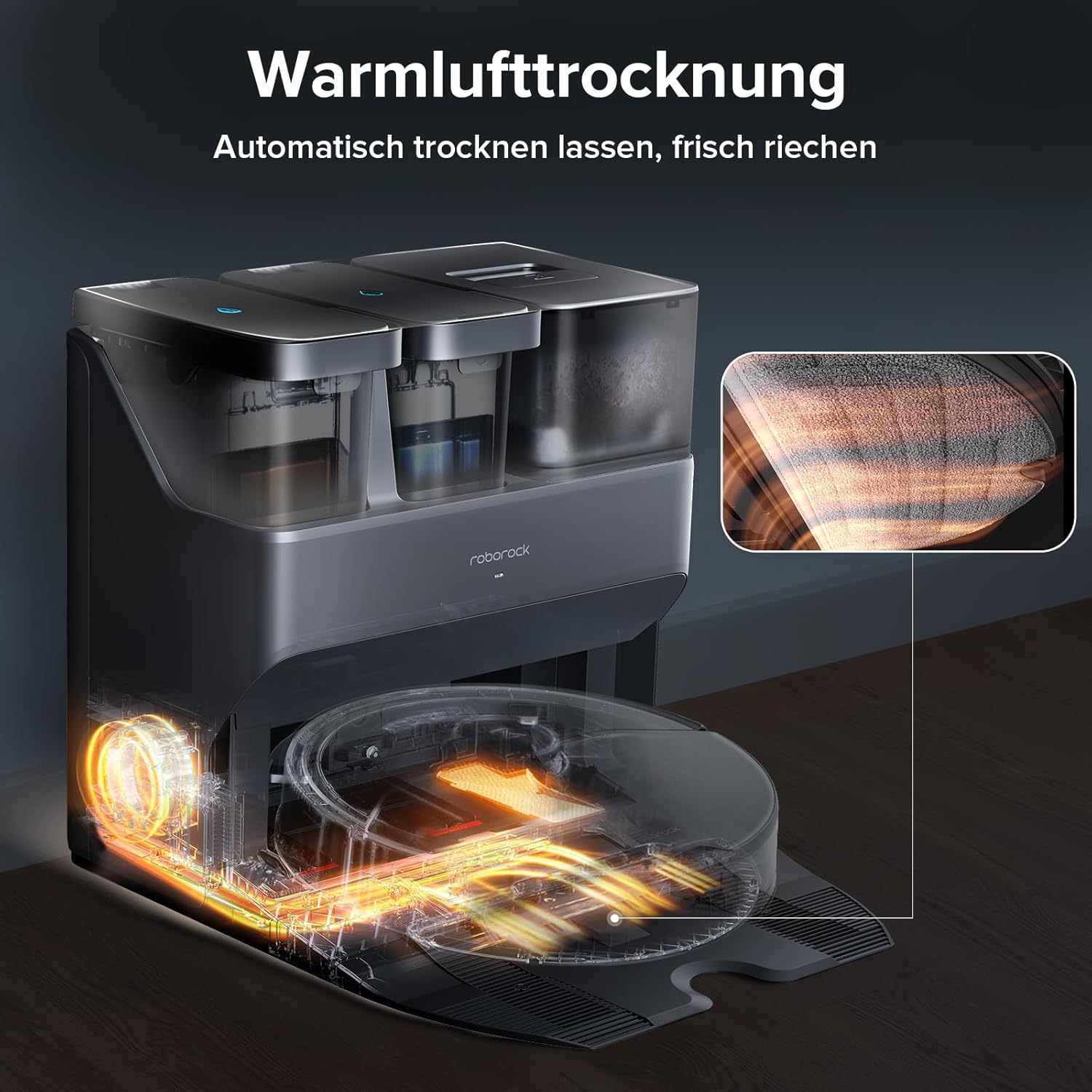 Roborock S7 Max Ultra, 5500 Pa, Selbstreinigung & App-Steuerung