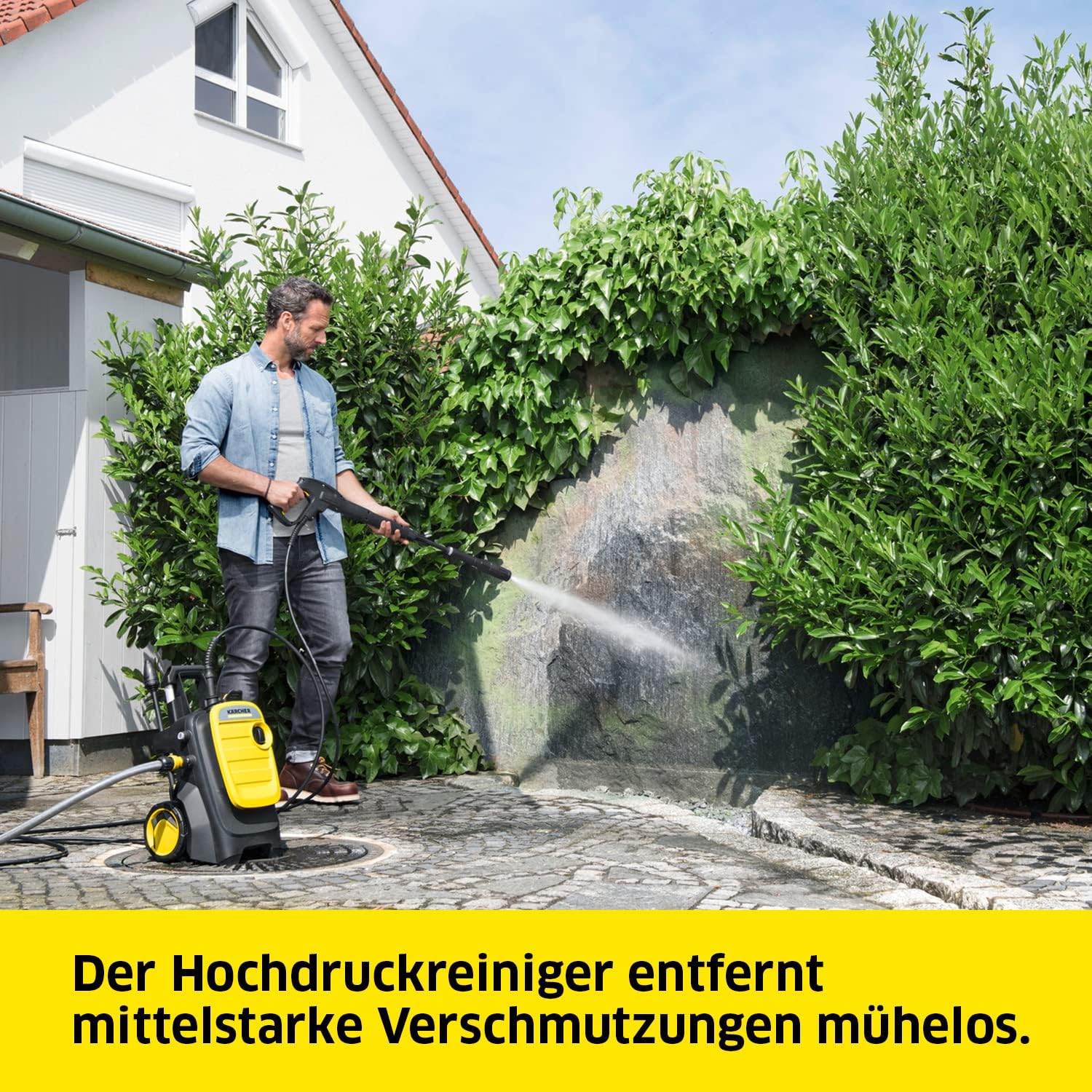 Kärcher K 5 Compact Home Hochdruckreiniger, 145 bar, Flächenreiniger T5