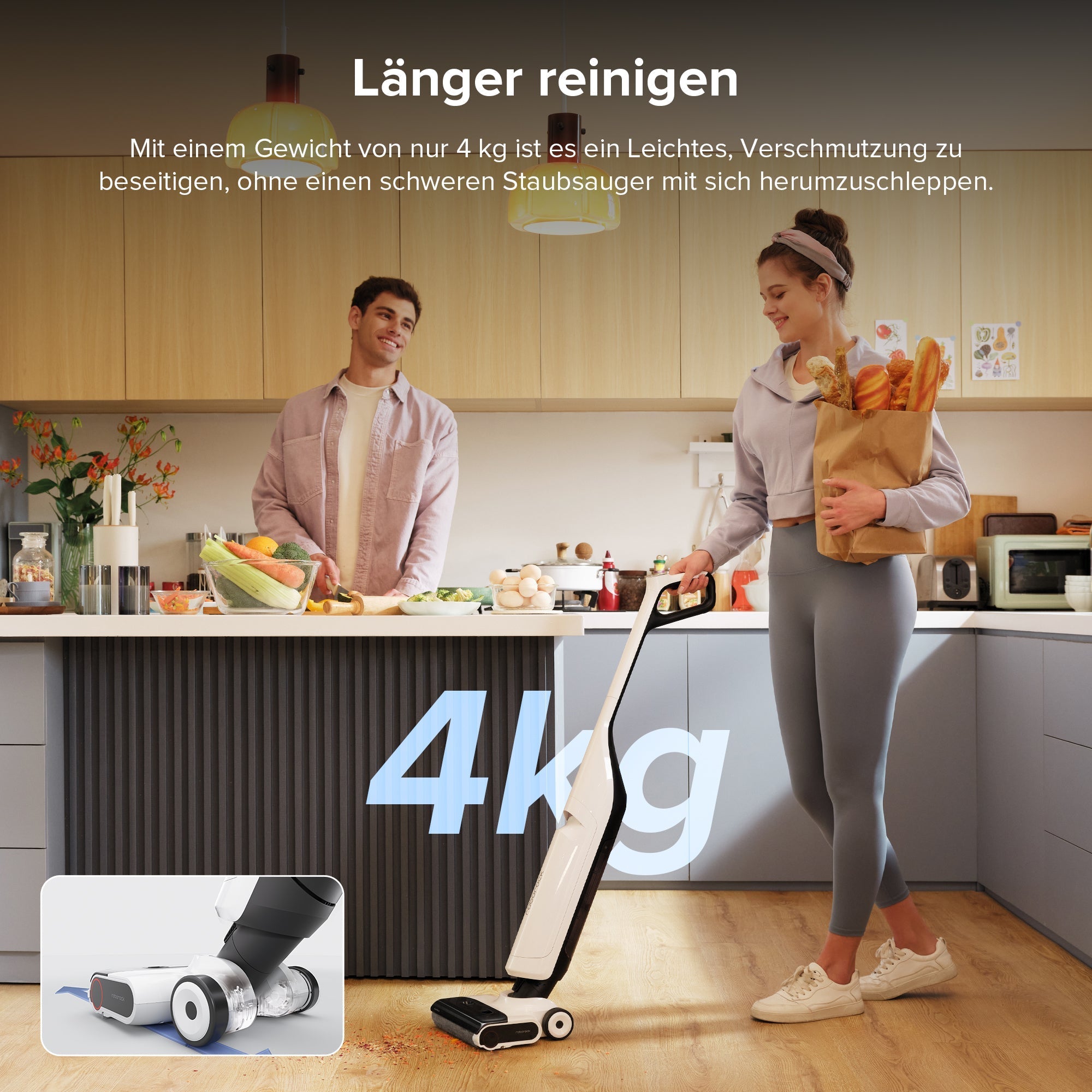 Roborock Flexi Lite Nass- und Trockenstaubsauger