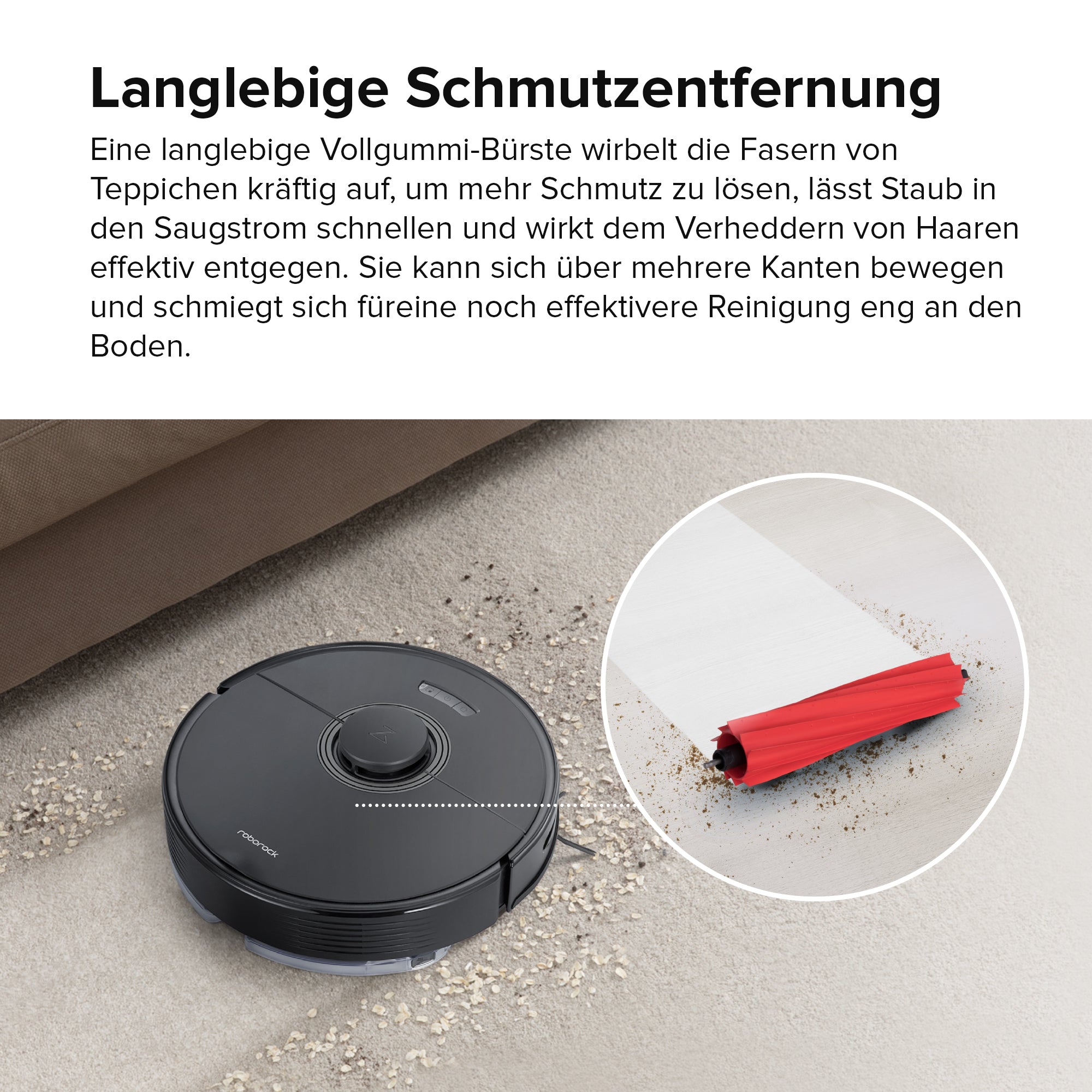 Roborock Q7 Max Saugroboter und Wischmopp mit 4200 Pa Saugleistung.