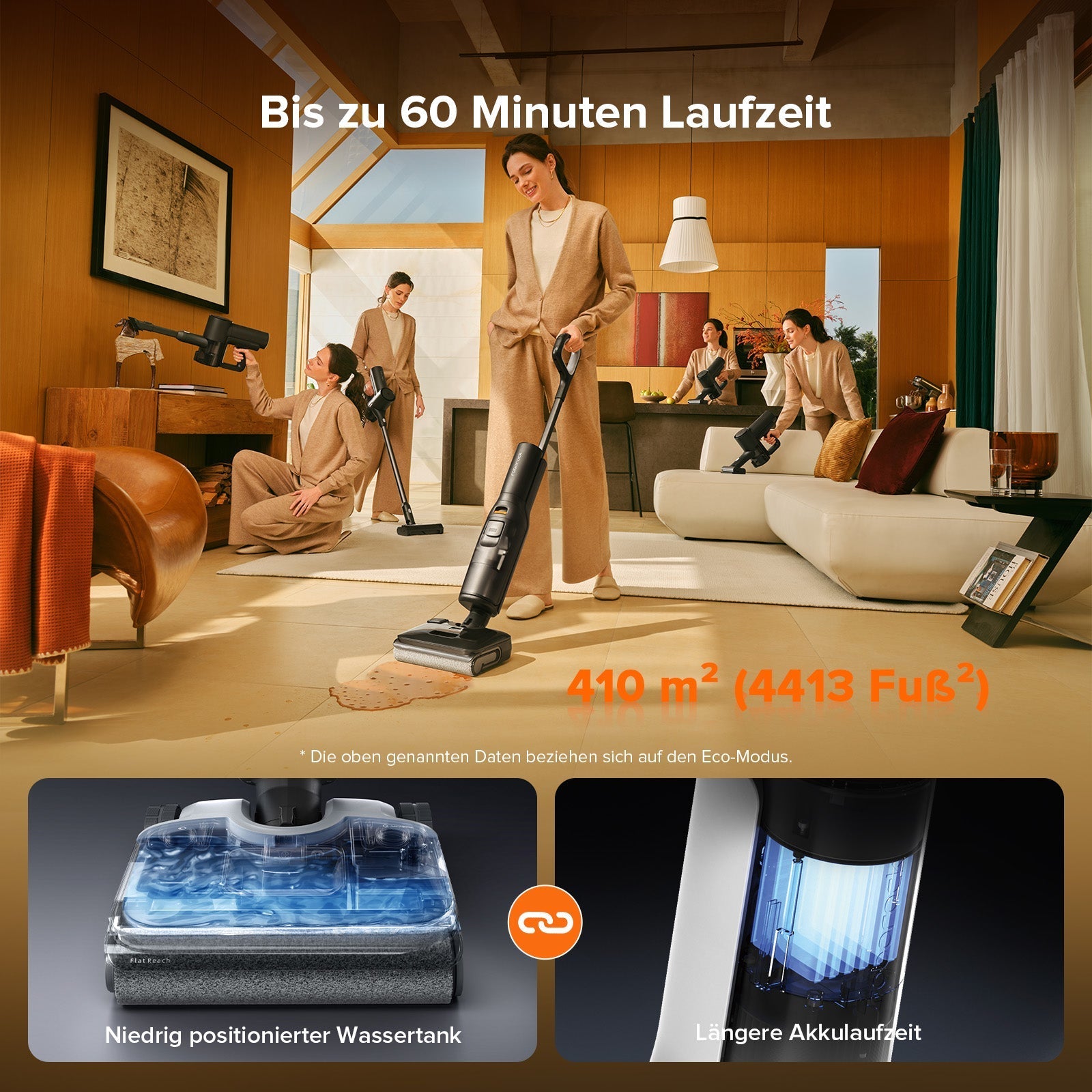 Roborock F25 ACE Combo & F25 Combo 5-in-1 Nass- und Trockensauger