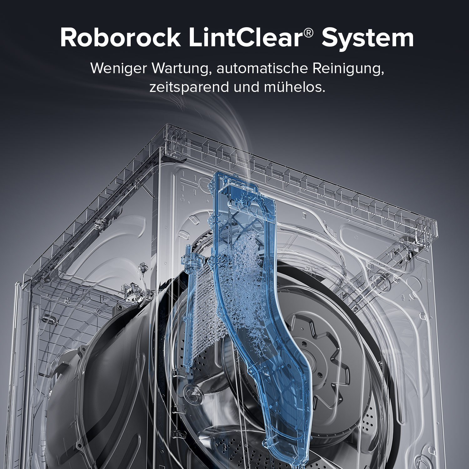 Roborock Zeo Lite Waschtrockner mit der Zeo-Cycle® Trocknungstechnologie