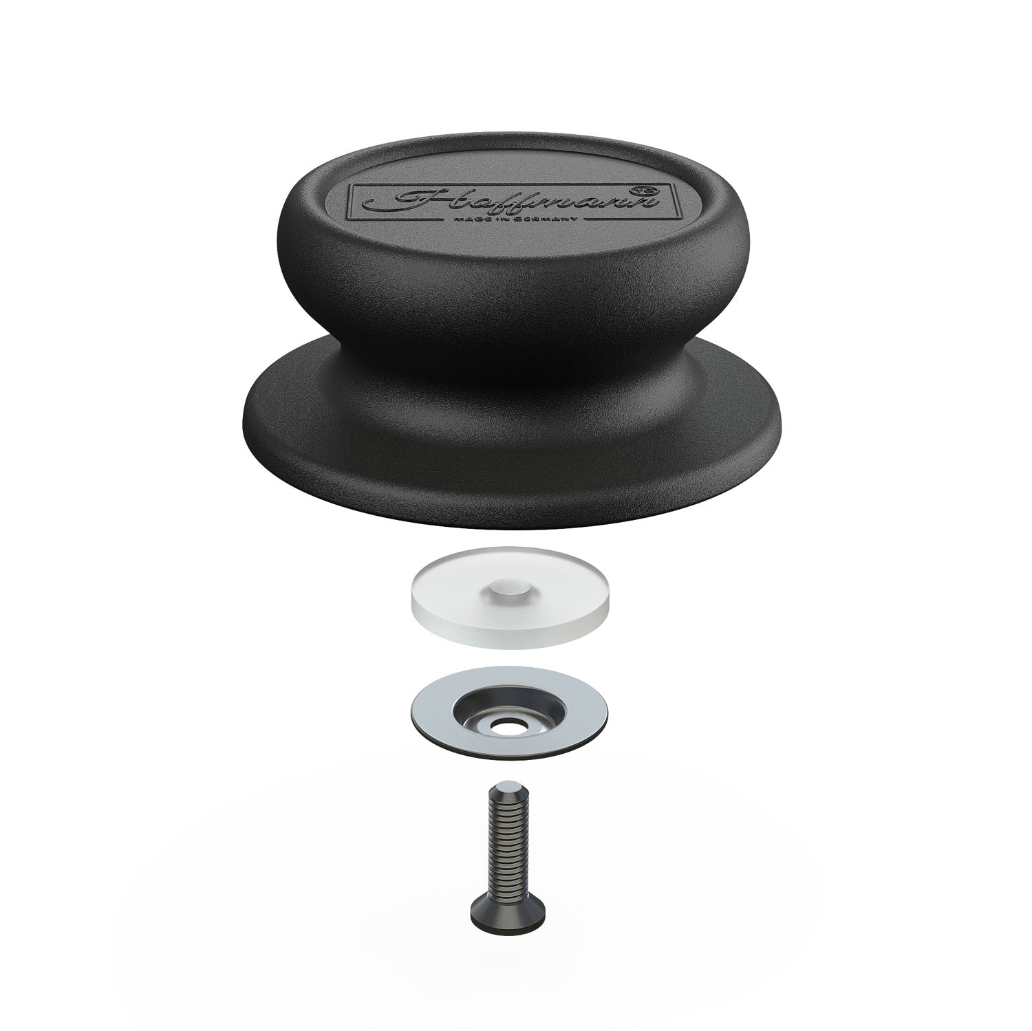 Sicherheitsglasdeckel Edelstahlfassung rund