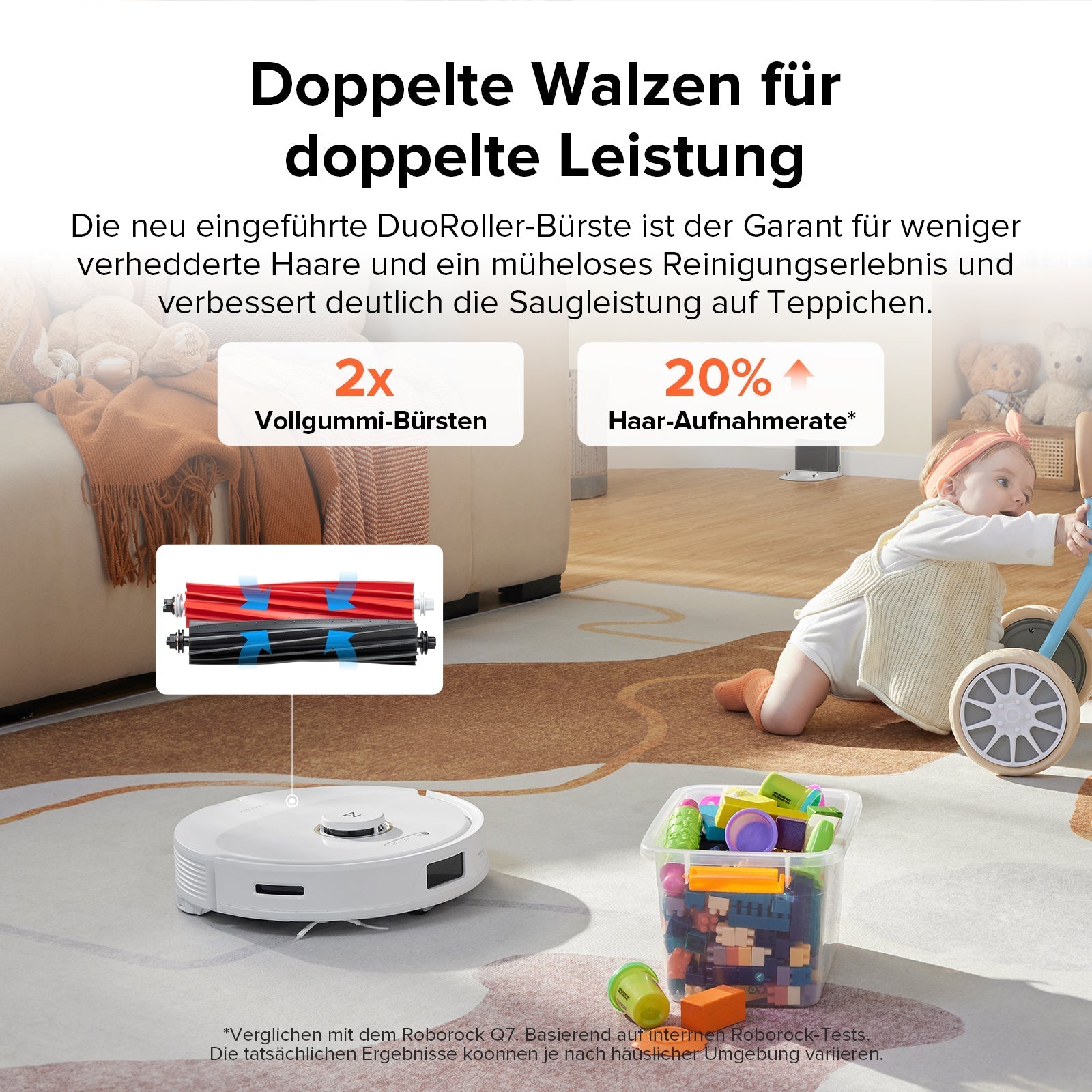 Roborock Q8 Max Saug- und Wischroboter