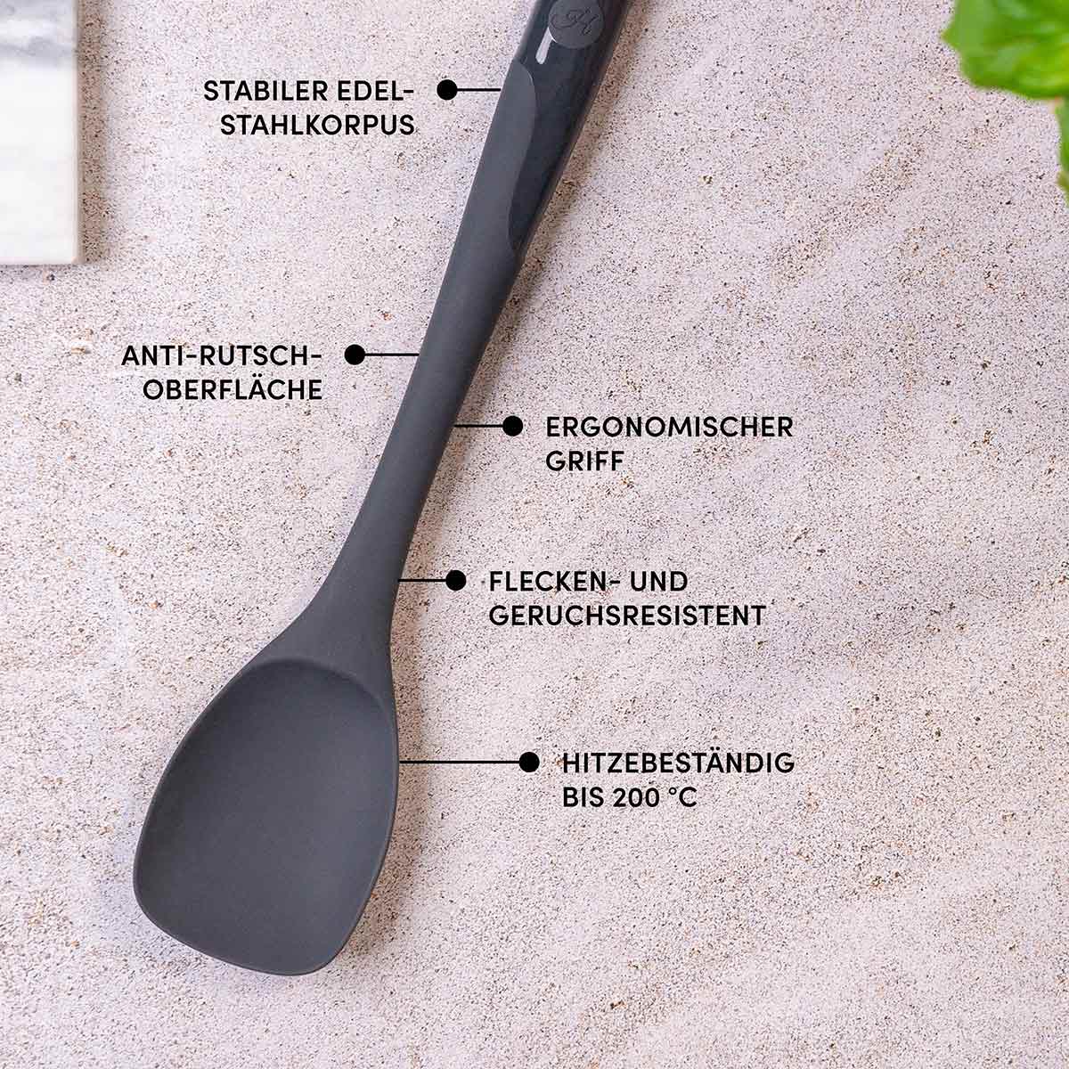 Servierlöffel mit robustem Edelstahlkern